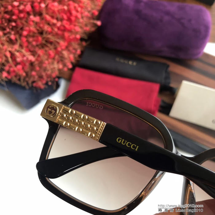 GUCCI古馳 2019新 GG0411 高端品質 百搭框型 女款太陽鏡  lly1720